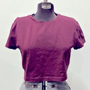 Tna Eggplant crop top (L)